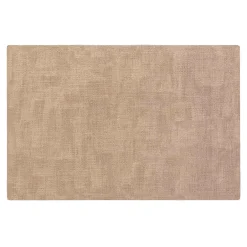 SET TABLE 30X45CM IMITATION CUIR MARLON BEIGE