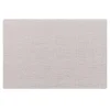 SET TABLE 30X45CM IMITATION CUIR MARLON BLANC