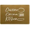 SET TABLE 28.5X43.5CM IMPRIME CUISINA OR