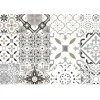 SET TABLE 30X44CM IMPRIME TAORMINA GRIS