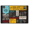 SET TABLE 28.5X44CM POLYPROPYLENE OPAQUE CHEESE
