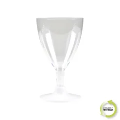SET 6 VERRES A PIED EAU VIN 18CL BLANC