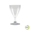 SET 6 VERRES A PIED EAU VIN 18CL GRIS