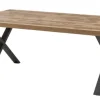 SIMON TABLE 200X100X76CM PIED X
