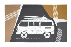 SIRIUS TAPIS RUBBER 45X75CM TAUPE