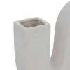 SOLIFLORE CERAMIQUE OLME BLANC H.20CM