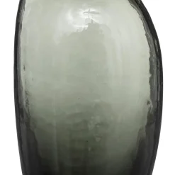 SOLIFLORE IRREGULIER VERRE GRIS H.20CM