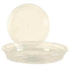 SOUCOUPE RONDE DIAM 17CM TRANSPARENT