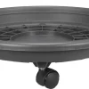 SOUCOUPE ROULETTES D.31CM GRIS