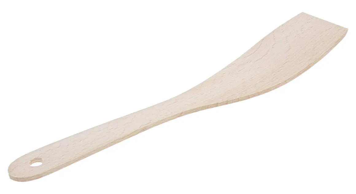 SPATULE BOIS COURBE 30CM
