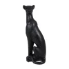 STATUETTE LEOPARD NOIRE ASSIS H.38CM