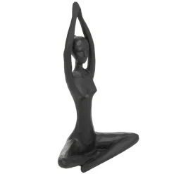 STATUE YOGA RESINE LINA H.22CM