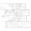 STICKER ADHESIF 30.5X25CM MURAL METRO MARBRE