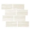 STICKER ADHESIF 30.5X25CM MURAL METRO BOIS