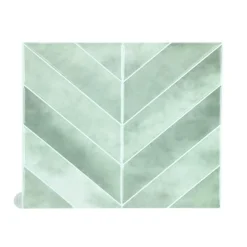 STICKER ADHESIF 30.5X25CM MURAL PARMA SAUGE