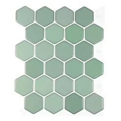 STICKER ADHESIF 30.5X25CM MURAL RUCHE SAUGE