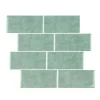 STICKER ADHESIF 30.5X25CM MURAL ZELLIGE SAUGE