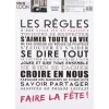 STICKERS TEXTE REGLES 30X40CM