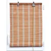 STORE ENROULEUR BAGUETTES BAMBOU 120X180CM NATUREL BLANC