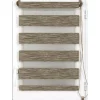STORE ENROULEUR LUMIERE NUIT 60X180CM CHINE MARRON OR