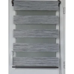 STORE ENROULEUR LUMIERE NUIT 45X150CM GRIS CHINE