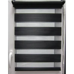 STORE ENROULEUR LUMIERE NUIT 45X90CM NOIR