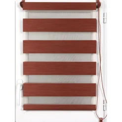 STORE ENROULEUR LUMIERE NUIT 90X180CM CHINE TERRACOTTA