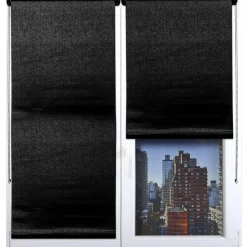 STORE ENROULEUR OCCULTANT TEXTURE 75X180CM NOIR