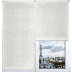 STORE ENROULEUR OCCULTANT 75X150CM BEIGE CHINE