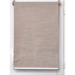 STORE ENROULEUR TAMISANT BARRE ALU 90X180CM TAUPE