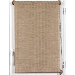 STORE ENROULEUR TAMISANT EFFET BAMBOU 60X180CM NATUREL