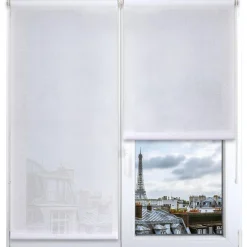 STORE ENROULEUR TAMISANT 45X180CM BLANC