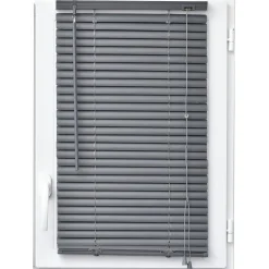 STORE VENITIEN PVC 50X130CM GRIS ANTHRACITE