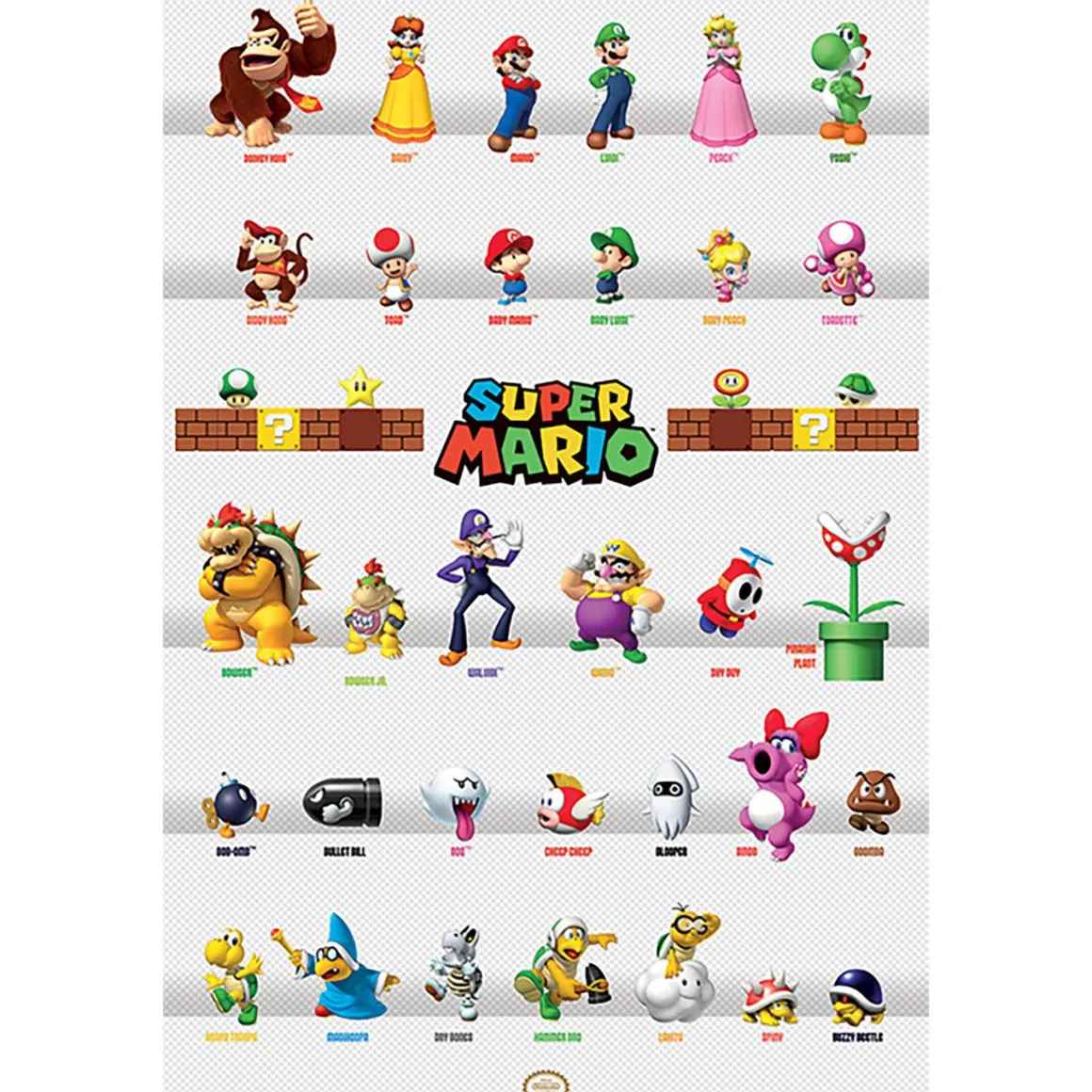 SUPER MARIO PARADE MAXI POSTER 61X91.5CM