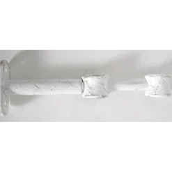 SUPPORT DOUBLE D20 150 MM X2 BLANC OR