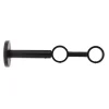 SUPPORT DOUBLE EXTENSIBLE D.28CM 190MM NOIR MAT