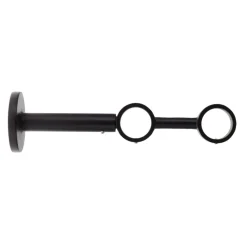 SUPPORT DOUBLE EXTENSIBLE D.28CM 190MM NOIR MAT