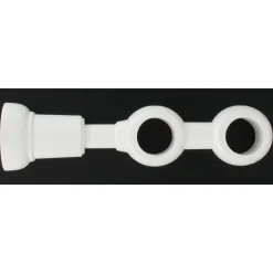 SUPPORT DOUBLE X 2 D28  BLANC
