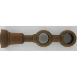 SUPPORT DOUBLE X 2 D28  TEINTE CHENE