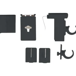 SUPPORT PVC CLIP REGLABLE X2 GRIS ANTHRACITE
