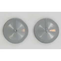 SUPPORTS ADHESIFS METAL X2 ARGENT