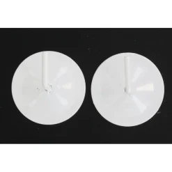 SUPPORTS ADHESIFS METAL X2 LAQUE BLANC