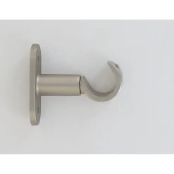 SUPPORT SIMPLE OUVERT D20 50 MM X2 ARGENT MAT
