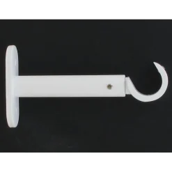 SUPPORT SIMPLE OUVERT D20 90 MM X2 BLANC MAT