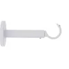 SUPPORT SIMPLE OUVERT EXT D.28 115MM BLANC MAT