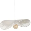 SUSPENSION ADELIA BLANC L.58CM