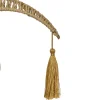 SUSPENSION CORDE FORME LUNE H.33CM