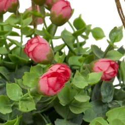 SUSPENSION DE ROSES ARTIFICIELLES MUSA H.42CM