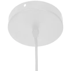 SUSPENSION JIL PLASTIQUE BLANC D.49CM