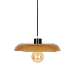SUSPENSION JODY VERRE AMBRE D.35CM